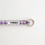 TASUKI STRAP LONG GINGHAM #PURPLE [TMB-2353A]