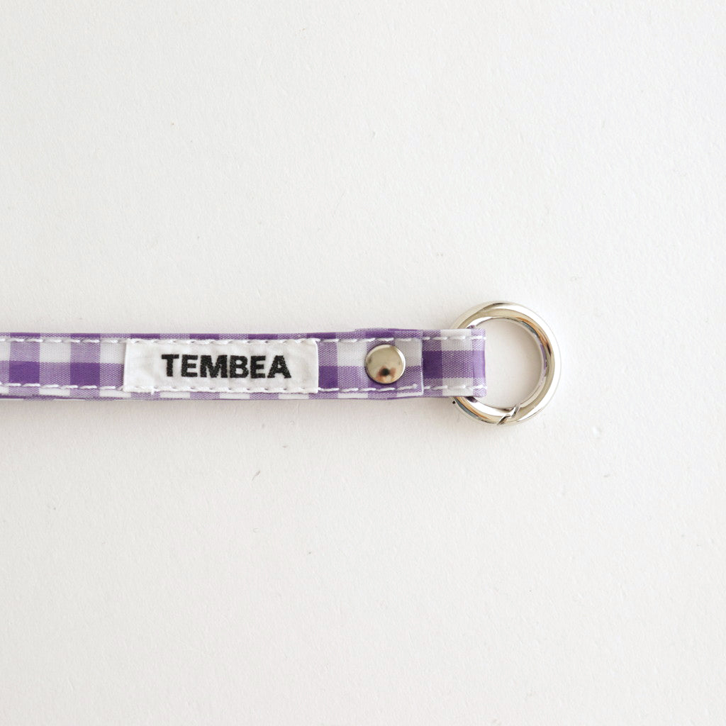 TASUKI STRAP LONG GINGHAM #PURPLE [TMB-2353A]