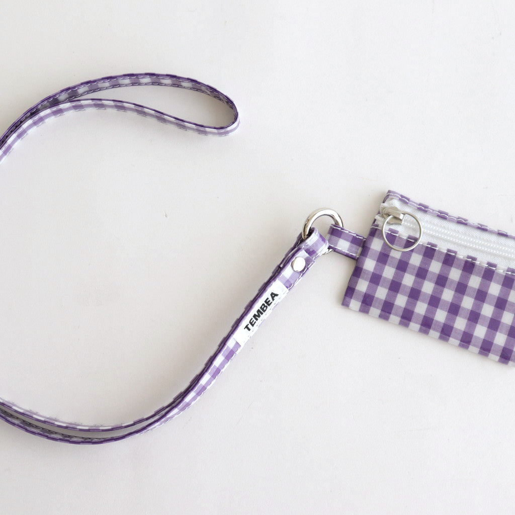 TASUKI STRAP LONG GINGHAM #PURPLE [TMB-2353A]