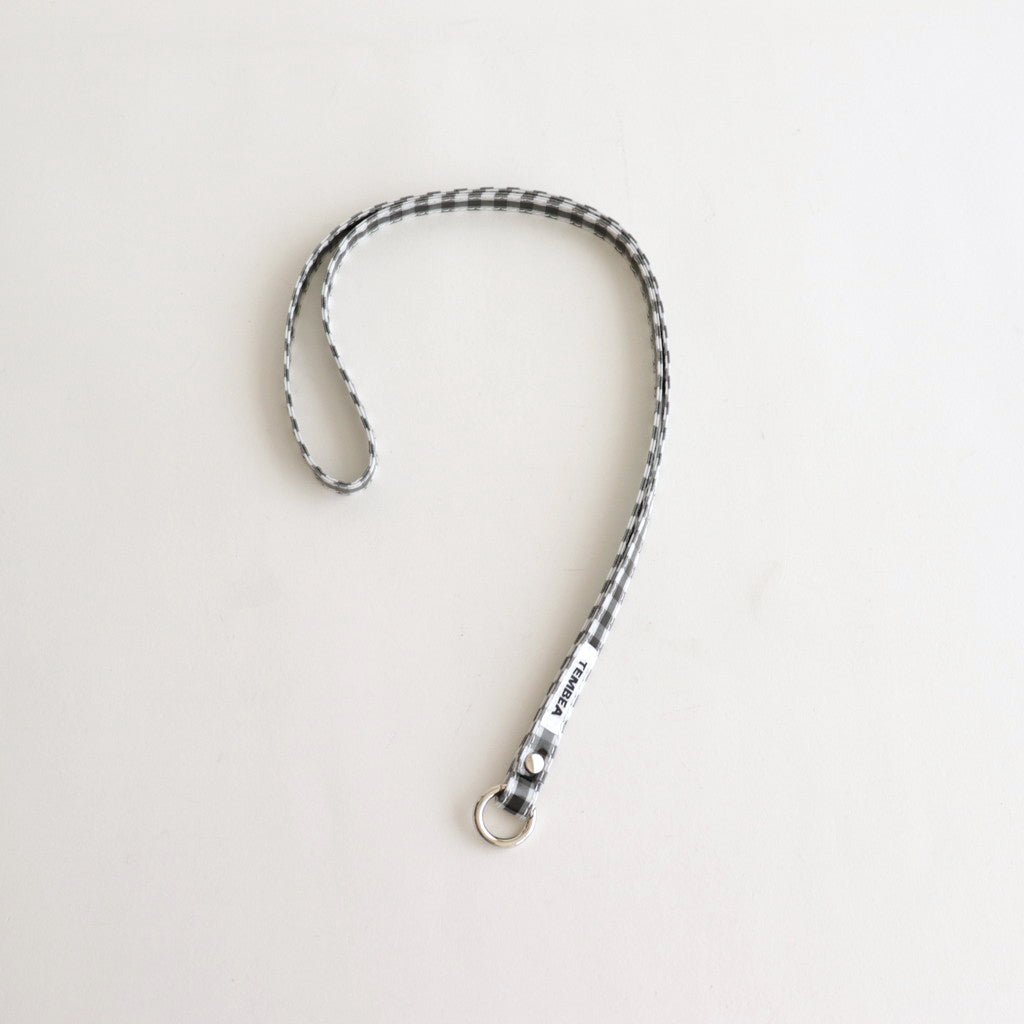 TASUKI STRAP LONG GINGHAM #BLACK [TMB-2353A]