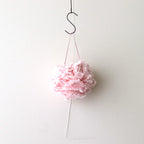 G.D FRILL POM POM FLOWER BAG #pink [no.6862]