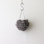 G.D FRILL POM POM FLOWER BAG #gray [no.6862]