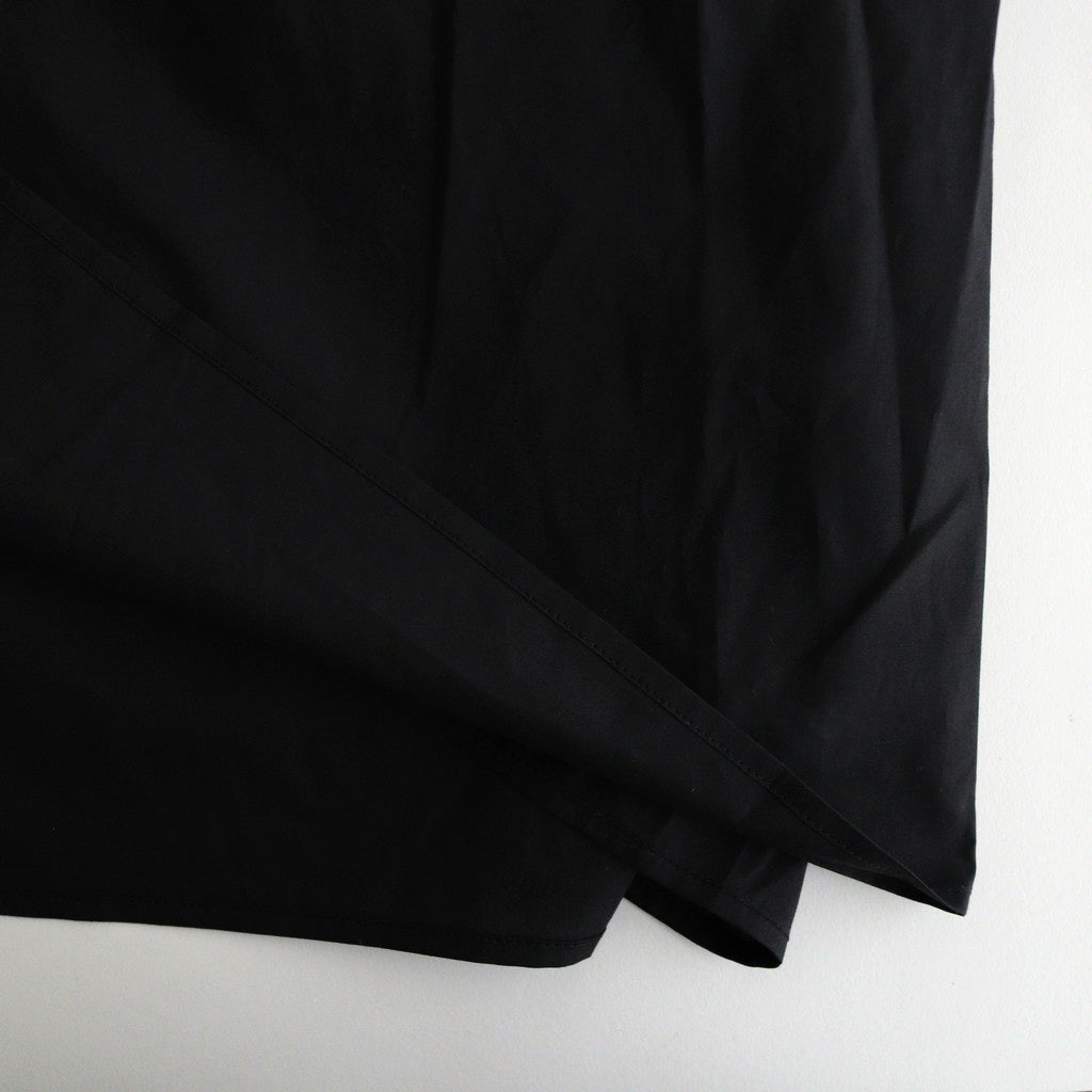 organic cotton tiered dress #black [1459-000]
