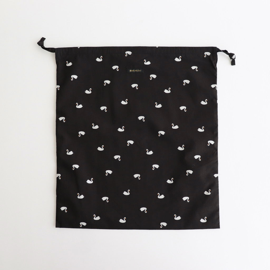 C.T DRAWSTRING BAG (L) #swan [no.6928]