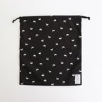 C.T DRAWSTRING BAG (L) #swan [no.6928]