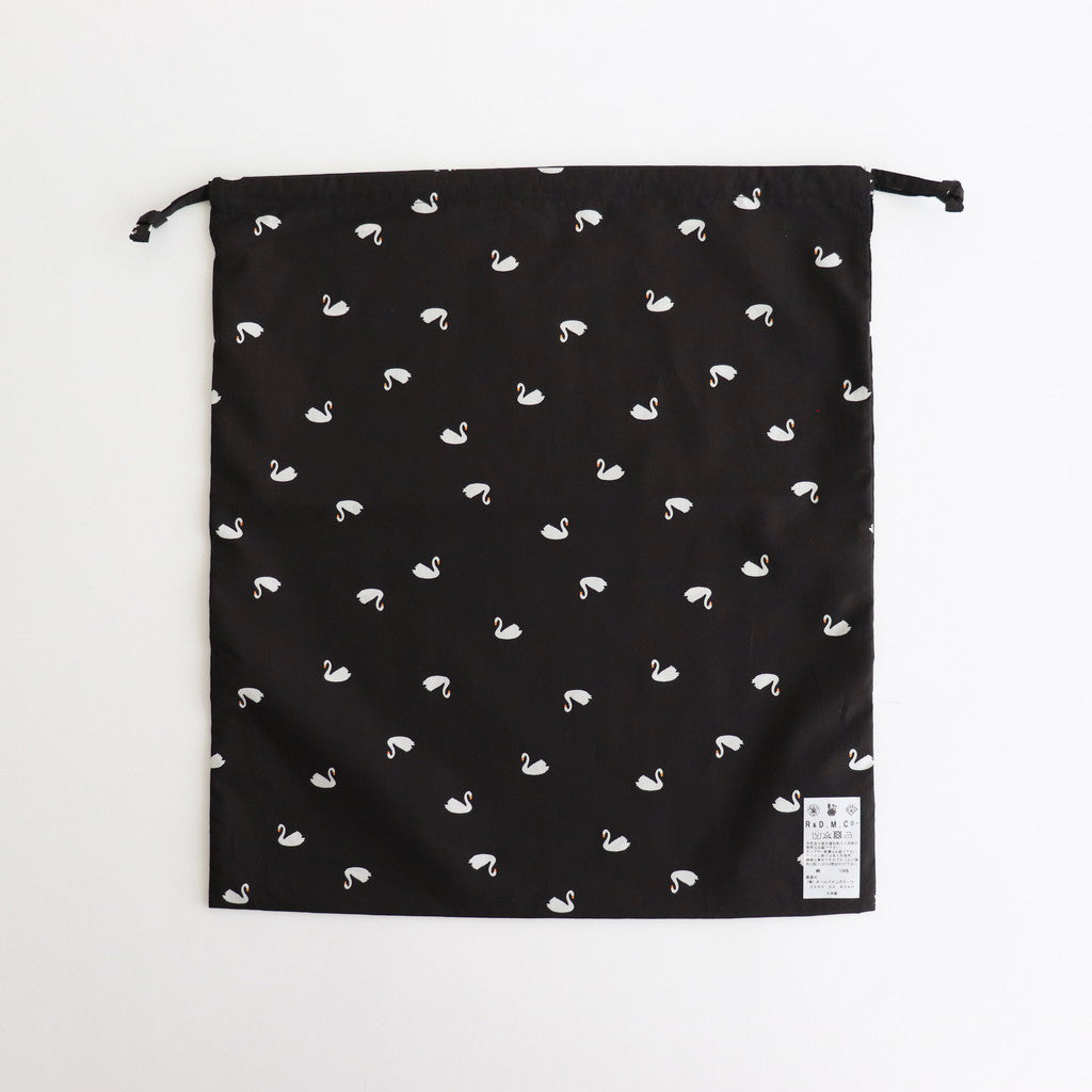 C.T DRAWSTRING BAG (L) #swan [no.6928]