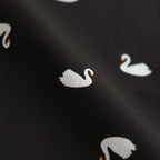 C.T DRAWSTRING BAG (L) #swan [no.6928]
