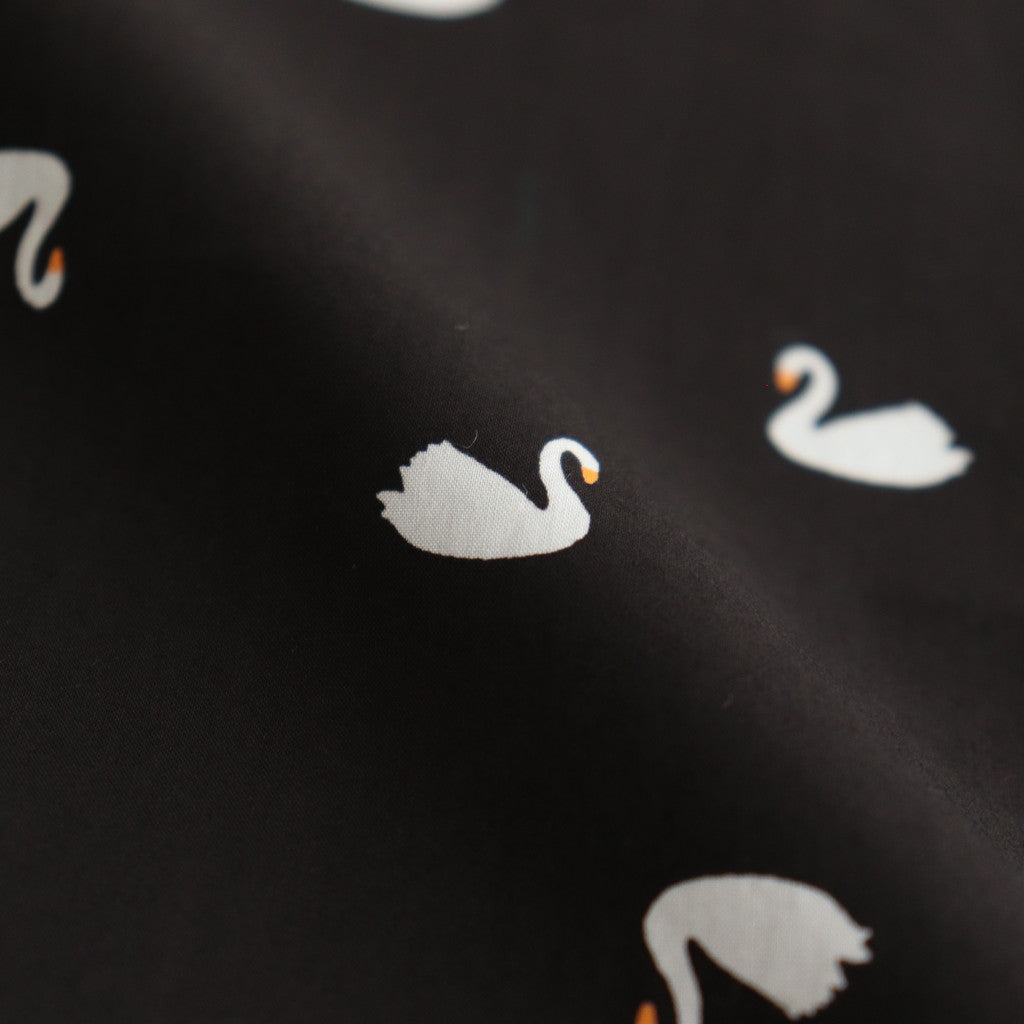 C.T DRAWSTRING BAG (L) #swan [no.6928]