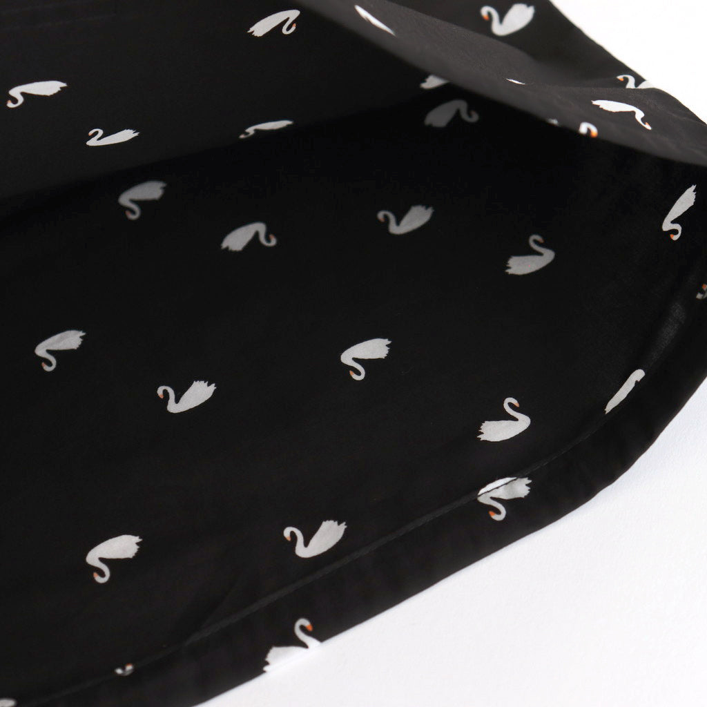 C.T DRAWSTRING BAG (L) #swan [no.6928]