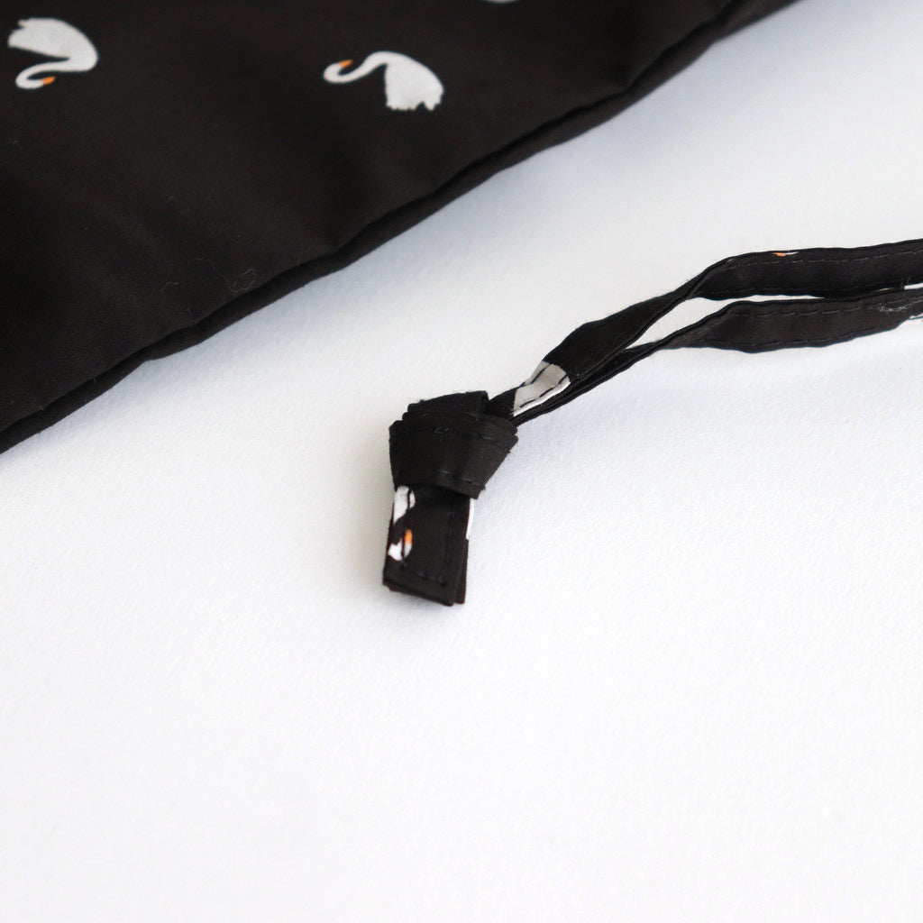 C.T DRAWSTRING BAG (L) #swan [no.6928]