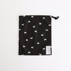 C.T DRAWSTRING BAG (S) #swan [no.6929]