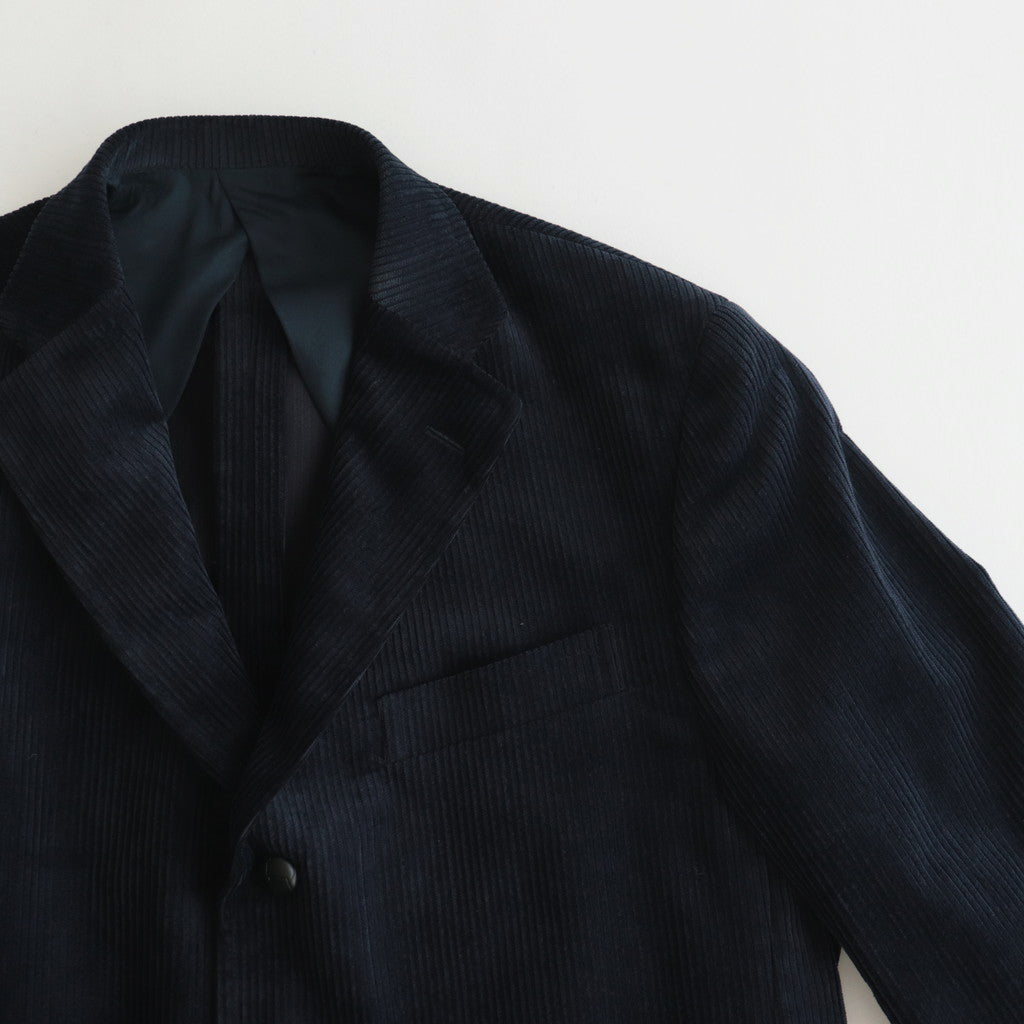 Supima Cotton Wide Ribbed Corduroy Jacket (J.PRESS) #Navy [JKLM-132]