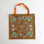 WHERE IS MY DOG? ​​PANEL BAG #LIGHT BROWN [no.6487]