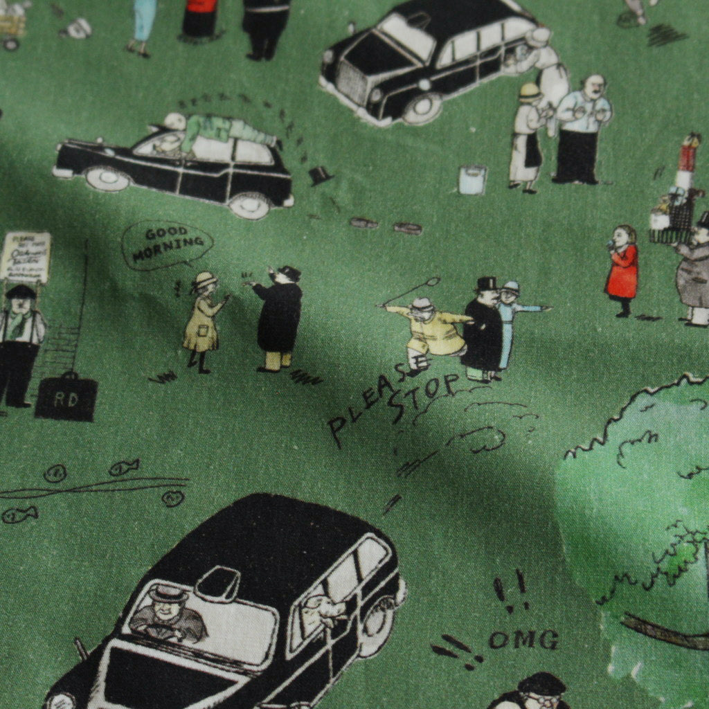 WHERE IS MY DOG? PANEL BAG #GREEN [no.6487]