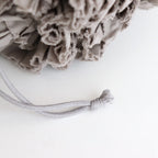 G.D FRILL POM POM FLOWER BAG #gray [no.6862]