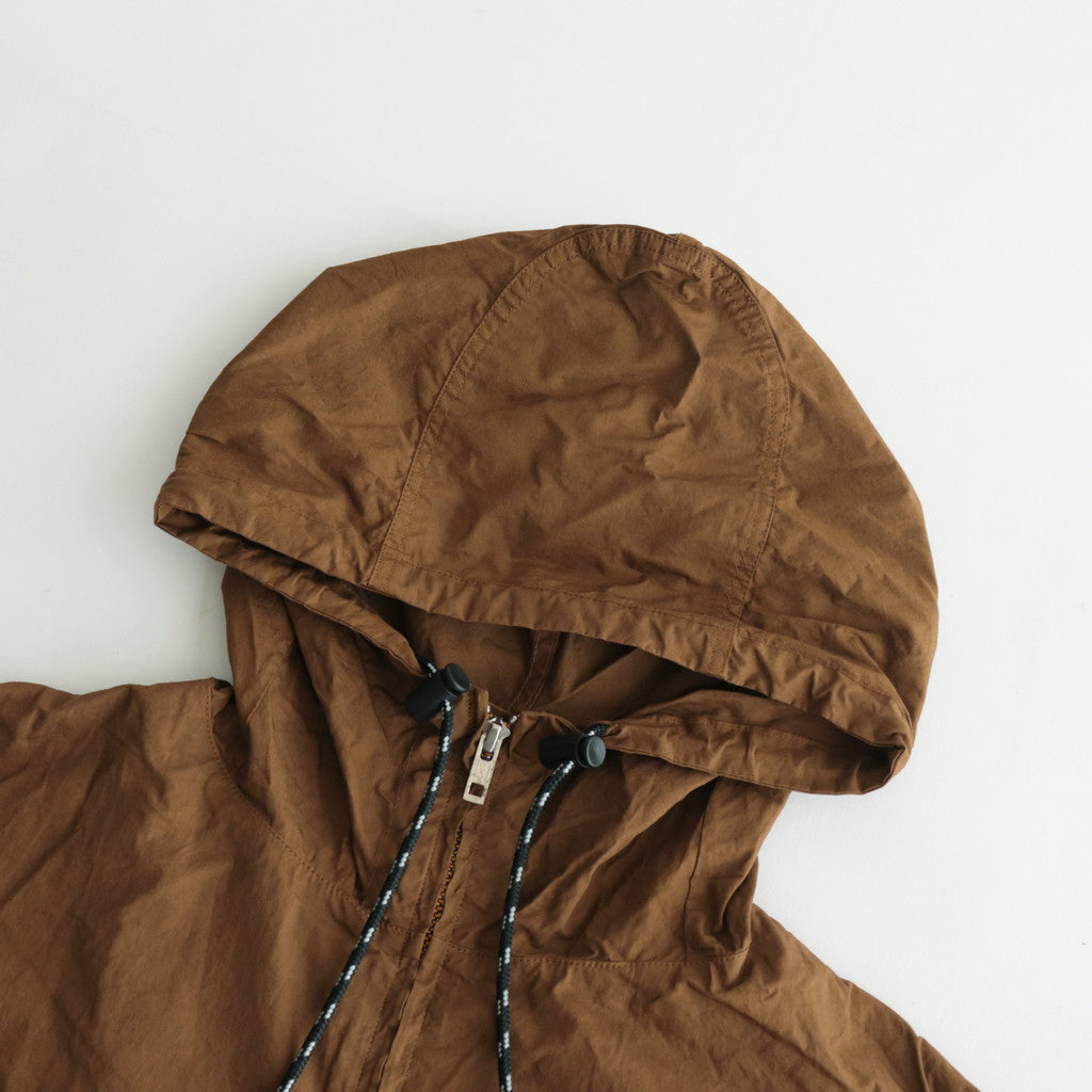 GARMENT DYE ZIP HOODIE #brown [no.6271]