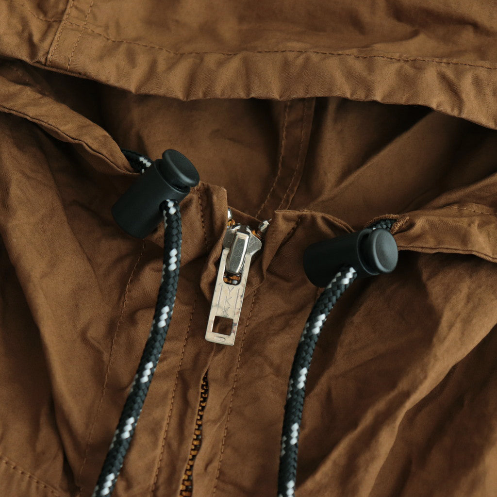 GARMENT DYE ZIP HOODIE #brown [no.6271]