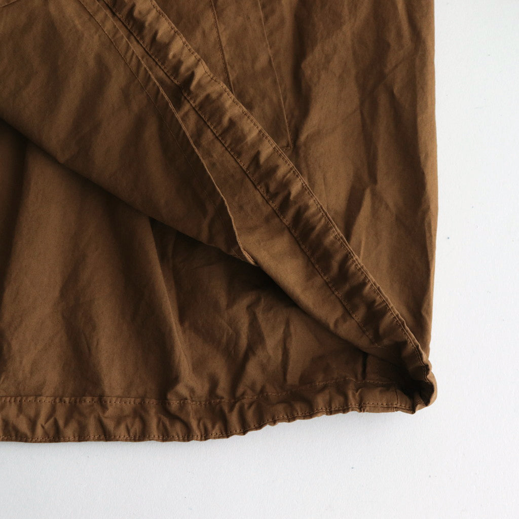 GARMENT DYE ZIP HOODIE #brown [no.6271]