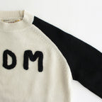 LETTERED SWEATER #panda [no.6336]