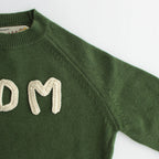 LETTERED SWEATER #green [no.6336]