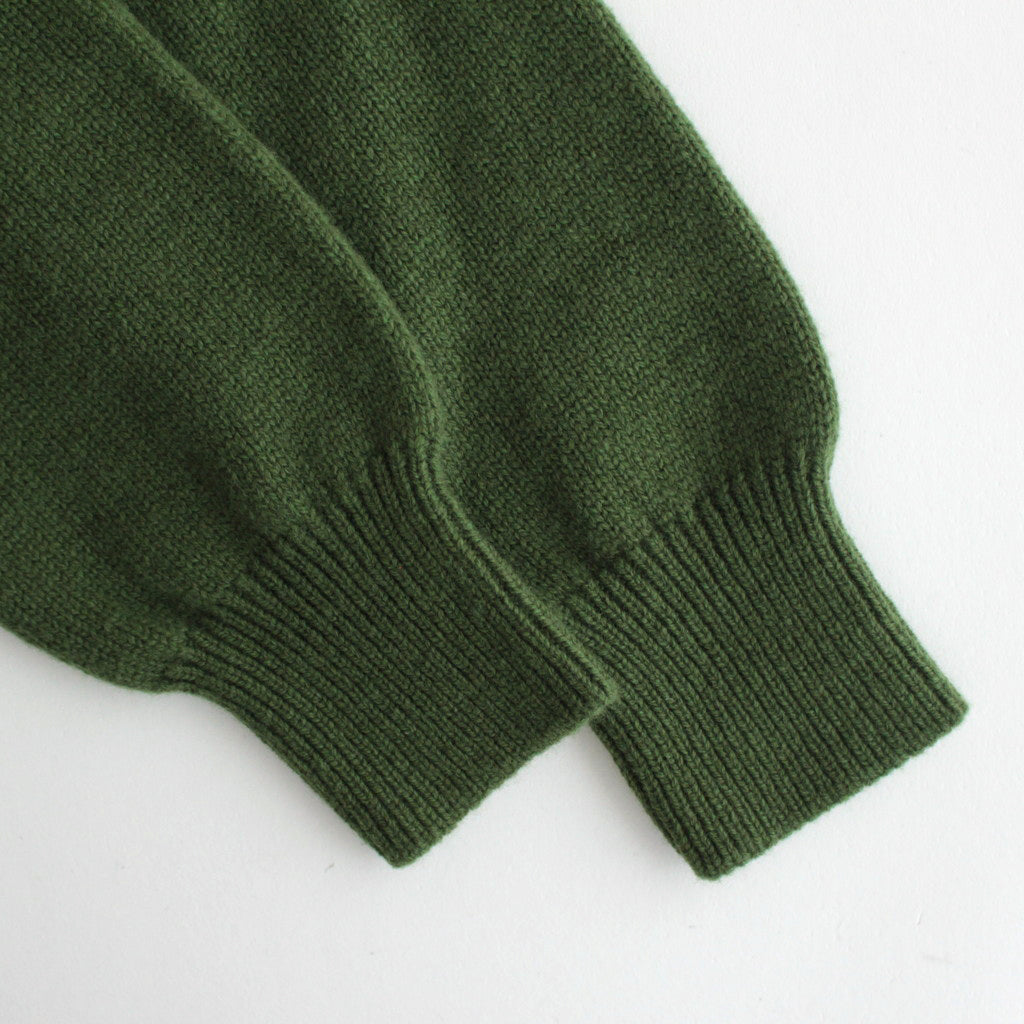 LETTERED SWEATER #green [no.6336]