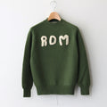 LETTERED SWEATER #green [no.6336]