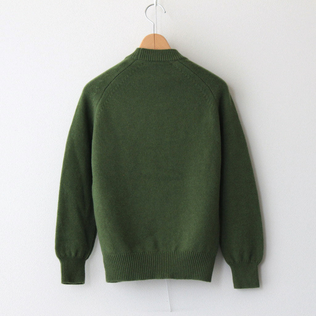 LETTERED SWEATER #green [no.6336]