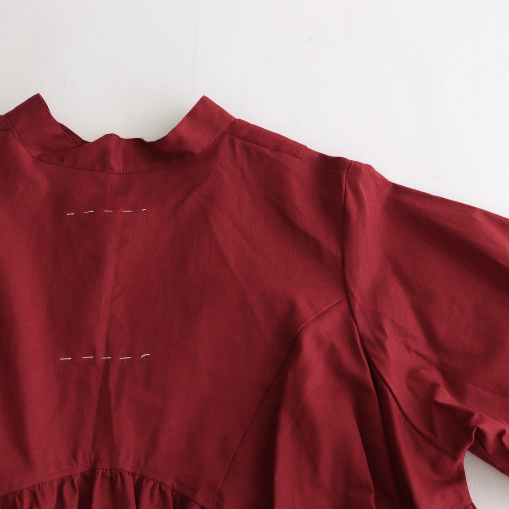 静寂の欠片 robe shirt dress #Agate red [TLF-223-op008-la]