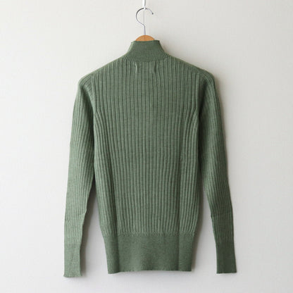 Poeta high neck sweater #Olive [24-850]