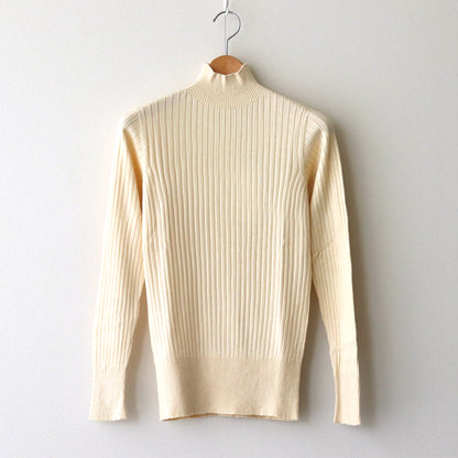 Poeta high neck sweater #Off white [24-850]