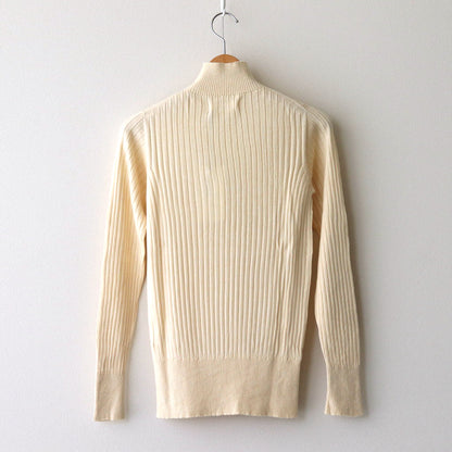 Poeta high neck sweater #Off white [24-850]