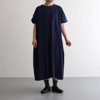 GARMENT DYE BUGGY DRESS #navy [no.6855]