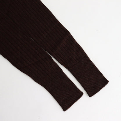 Poeta high neck sweater #Brown [24-850]