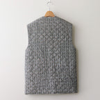 FILLE VEST #GRAY×GOLD [26-0028A]