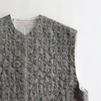 FILLE VEST #GRAY×GOLD [26-0028A]