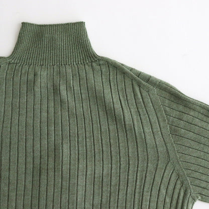 Poeta high neck sweater #Olive [24-850]