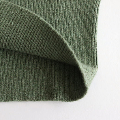 Poeta high neck sweater #Olive [24-850]