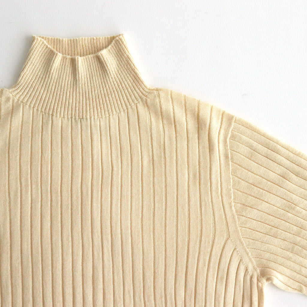 Poeta high neck sweater #Off white [24-850]