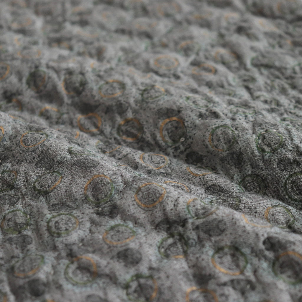 FILLE VEST #GRAY×GOLD [26-0028A]