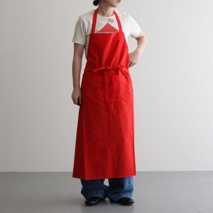 GARMENT DYE APRON #red [no.6860]