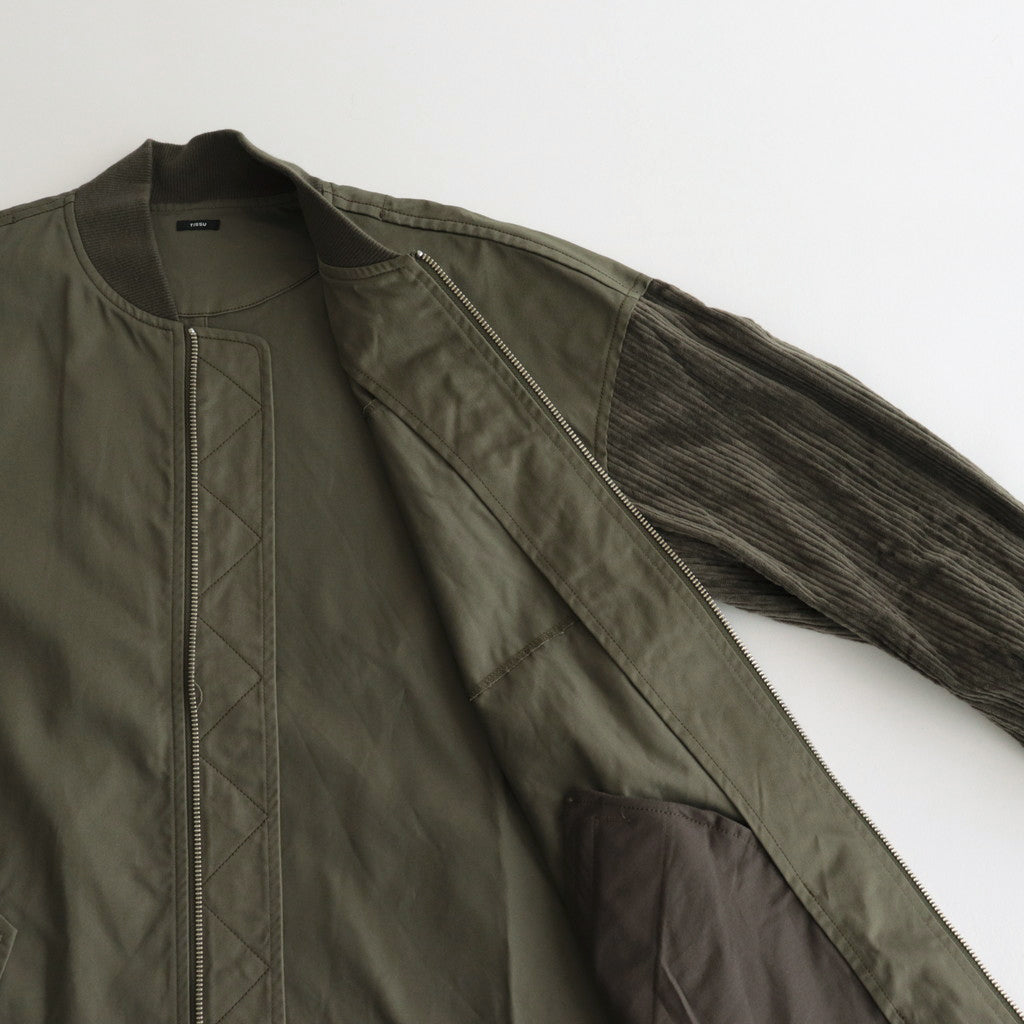 Cotton Weapon Combo Zip Coat #025 Khaki [TS233CO079]