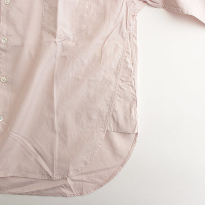 Broad stand-up collar shirt #ASH PINK [211647]