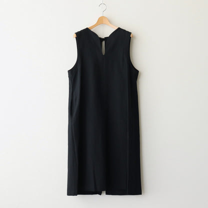 Open back sleeveless dress #black [TLF-125-ve001-cla]