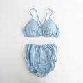 BRA & HIGH WAIST PANTS #NO.28 SKY