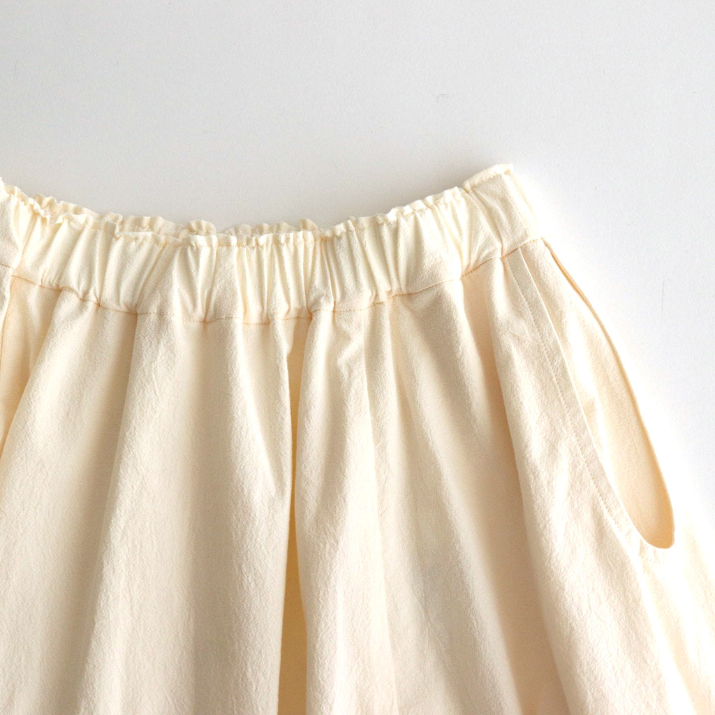 Circular skirt #ecru [TLF-125-sk001-tp]