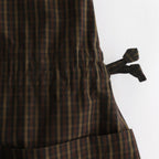 ROBINSON'S.C POCKET DRESS #DARK BROWN [no.6433]