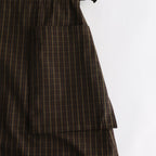 ROBINSON'S.C POCKET DRESS #DARK BROWN [no.6433]