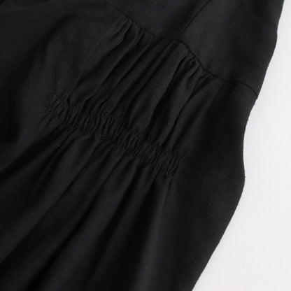 black biaude dress #black [TLF-124-op008-sn]