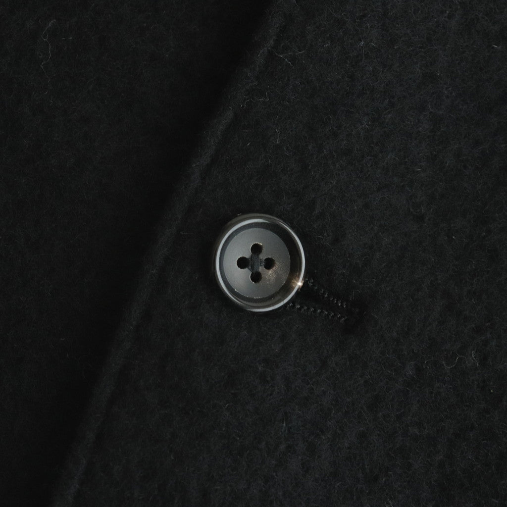 WOOL FELT KNIT JACKET #BLACK [no.6452]