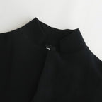 WOOL FELT KNIT JACKET #BLACK [no.6452]